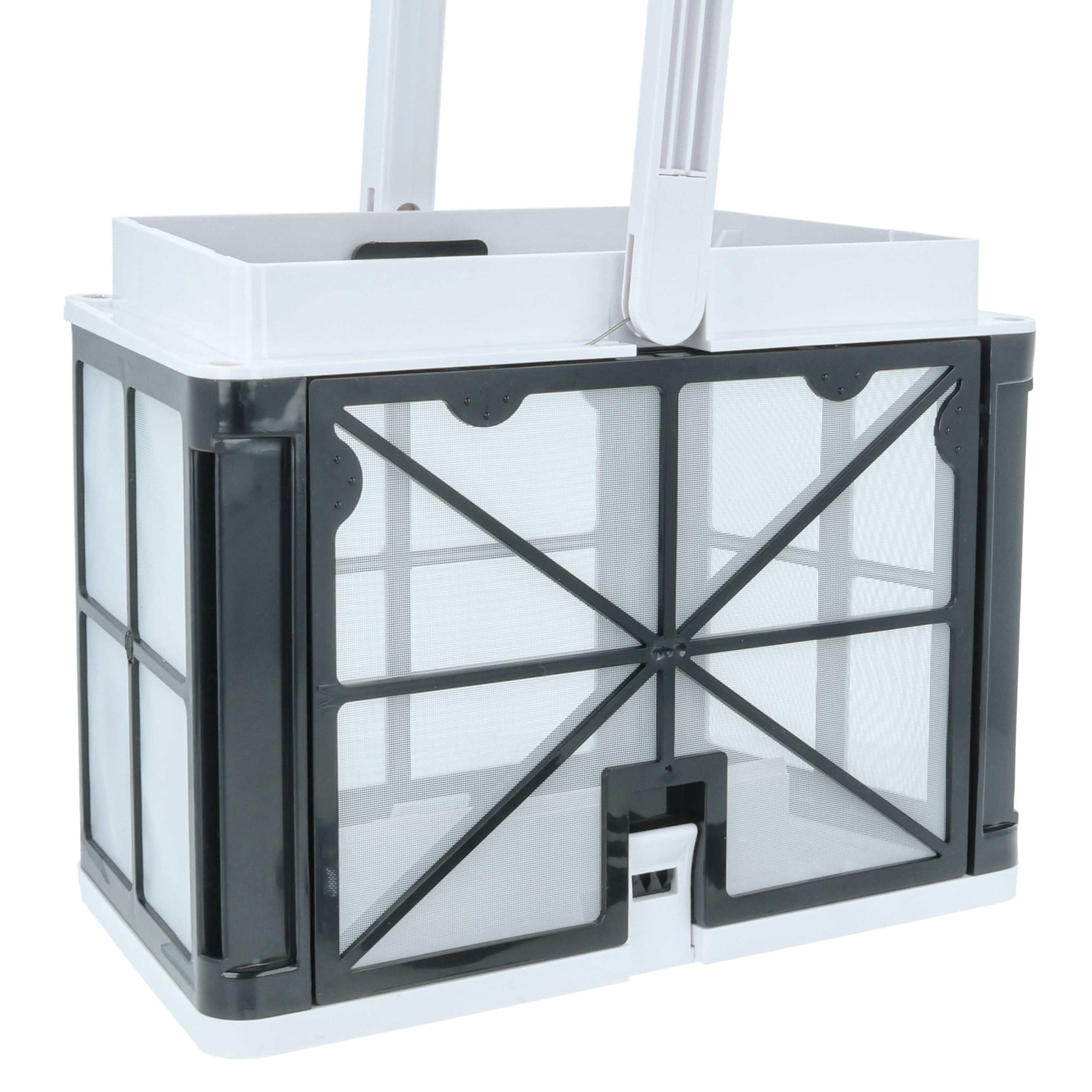 vhbw Filterkorb mit Motorschutz kompatibel mit Dolphin Classic Light Poolsauger, Poolroboter - 23,5 x 14,5 x 18 cm