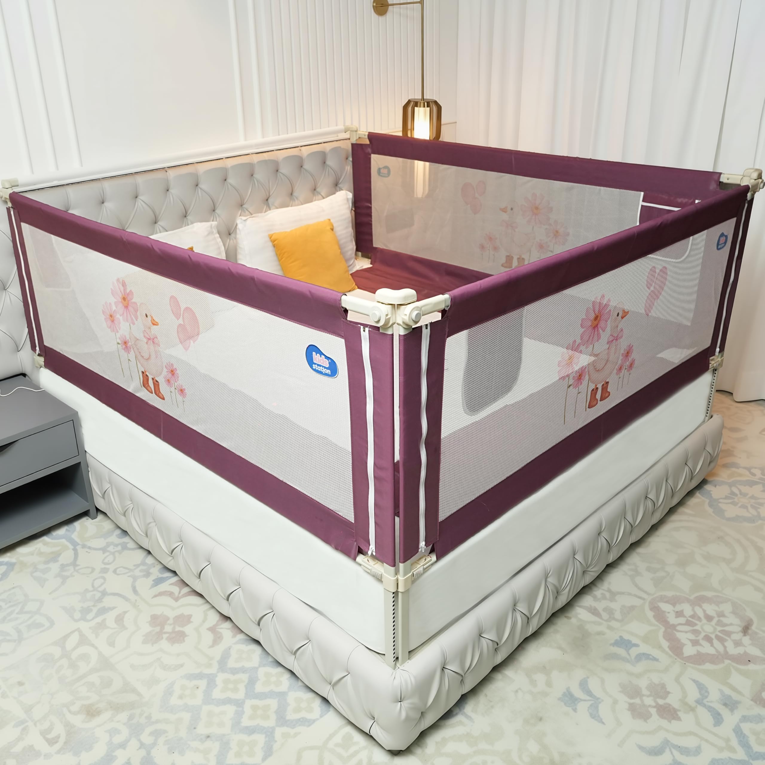 Kids Bed Rail Guard - Baby Safety Side Wall -32