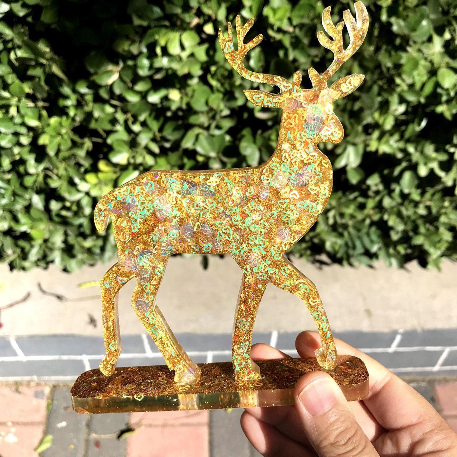 Moule 3D Silicone Cerf, 1 Pcs 3d Cerf En Silicone Moule, Résine Epoxy