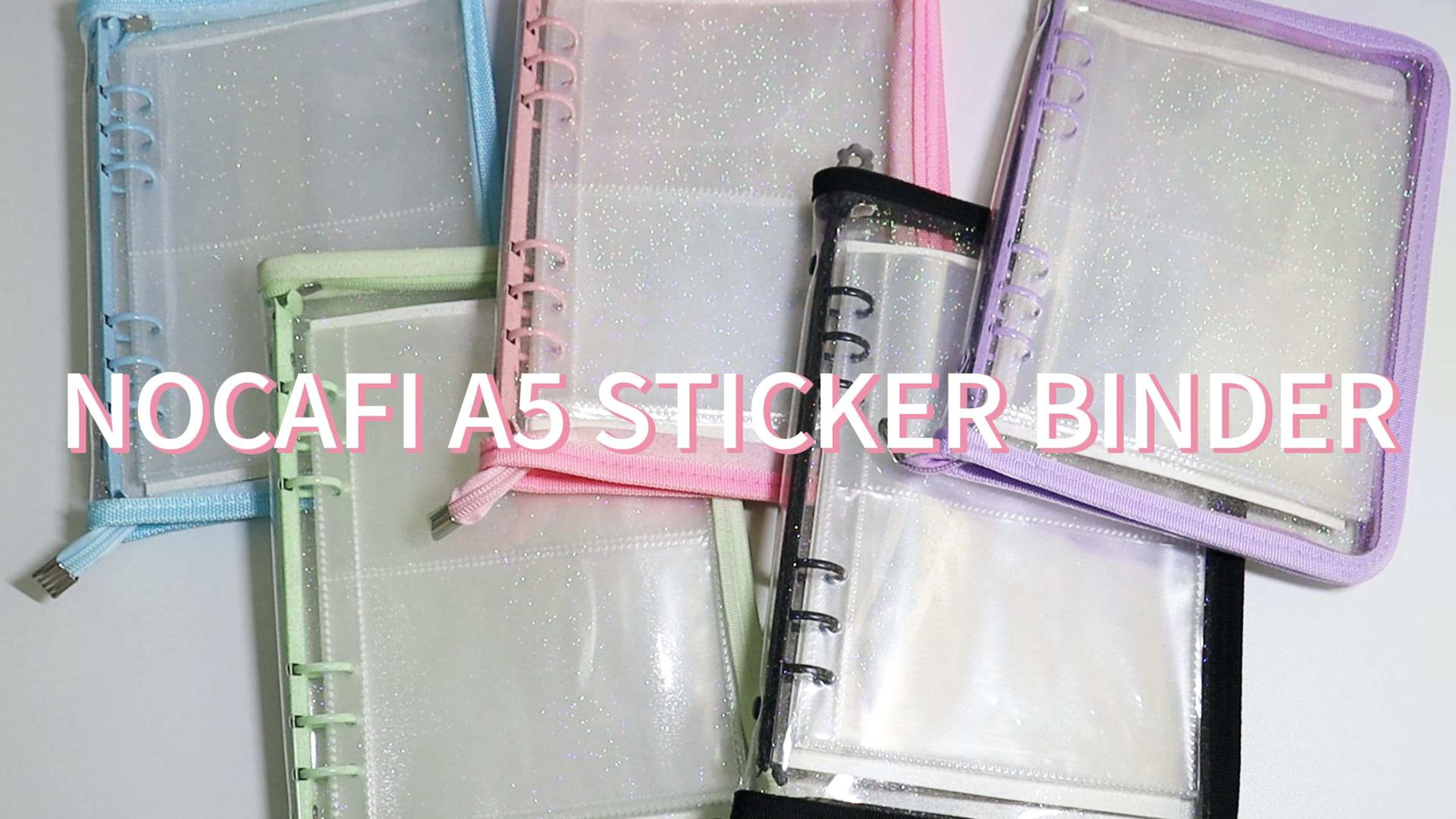 Amazon.com: NOCAFI Reusable Sticker Storage Organizer Binder