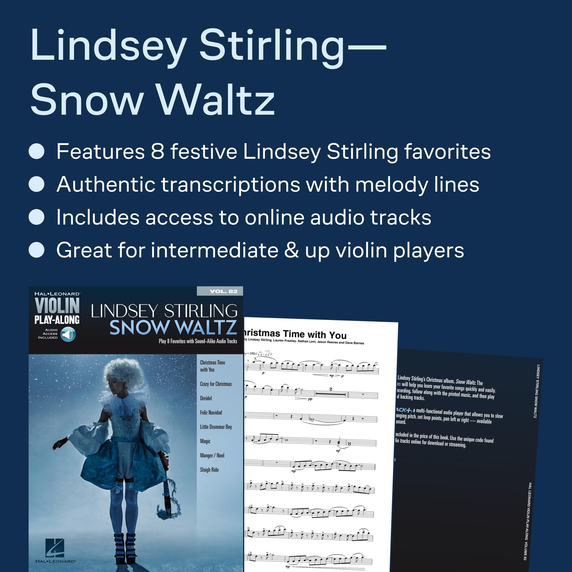 Lindsey Stirling - Snow Waltz: Violin Play-Along Volume 82