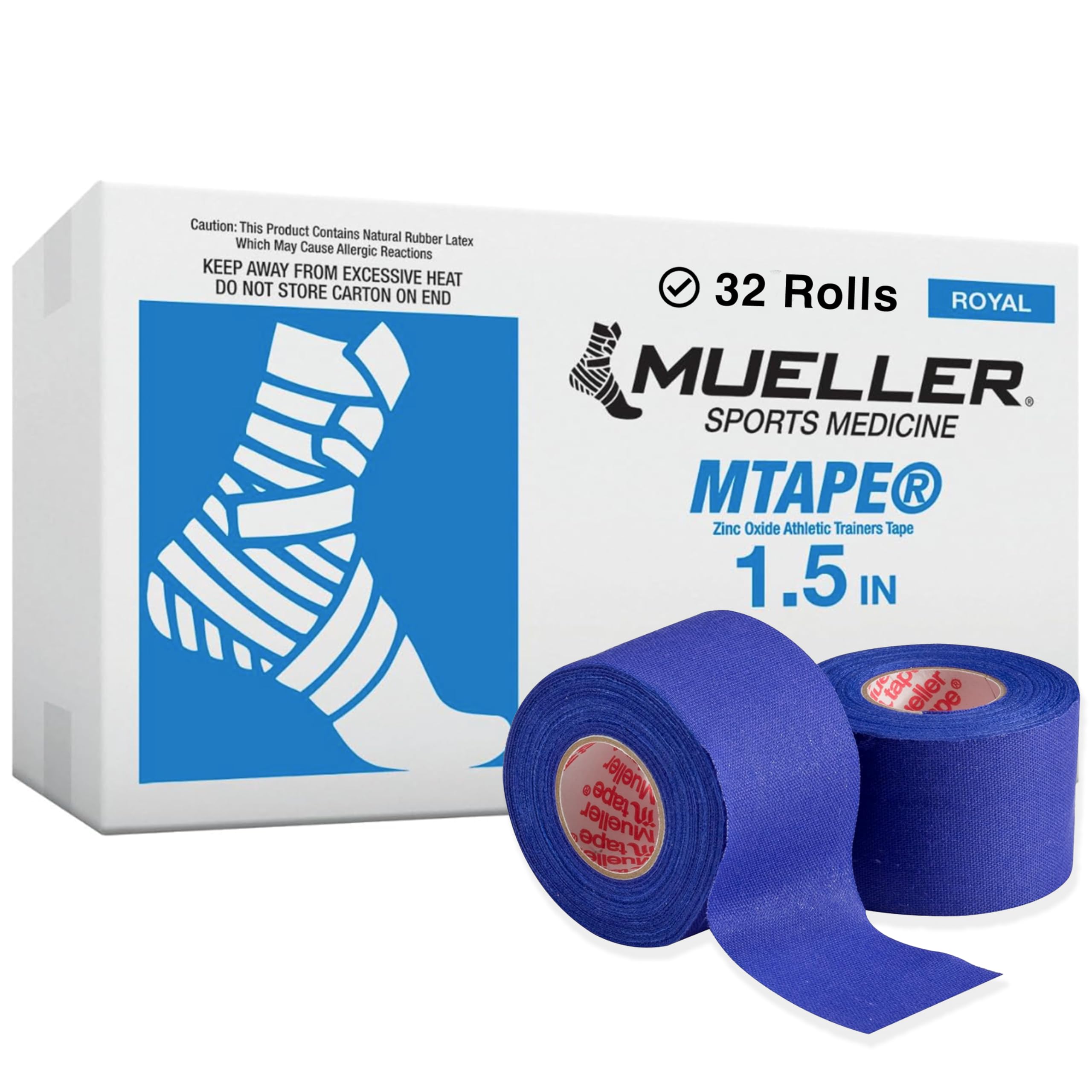 ミューラー MUELLER Mテープ チームカラー38mm ロイヤルブルー  130820 Amazon | Mueller(ミューラー) Mテープ チームカラー 38mm ロイヤル