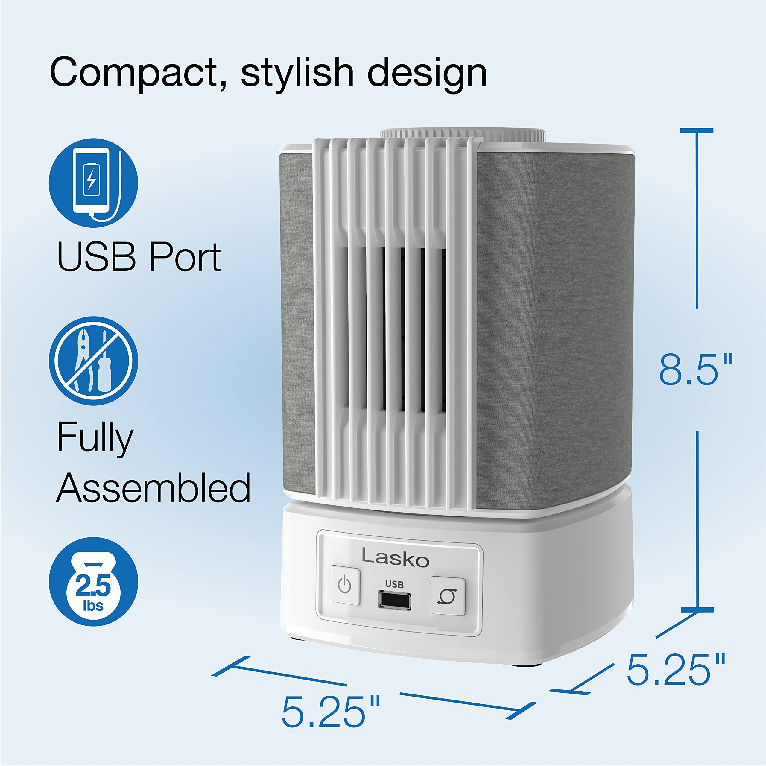 Amazon.com: Lasko SB101 SlumberBreeze 2-in-1 Small Table Fan and White  Noise Machine for Better Sleep in the Bedroom and Focus in the Home Office,  White : Home u0026 Kitchen