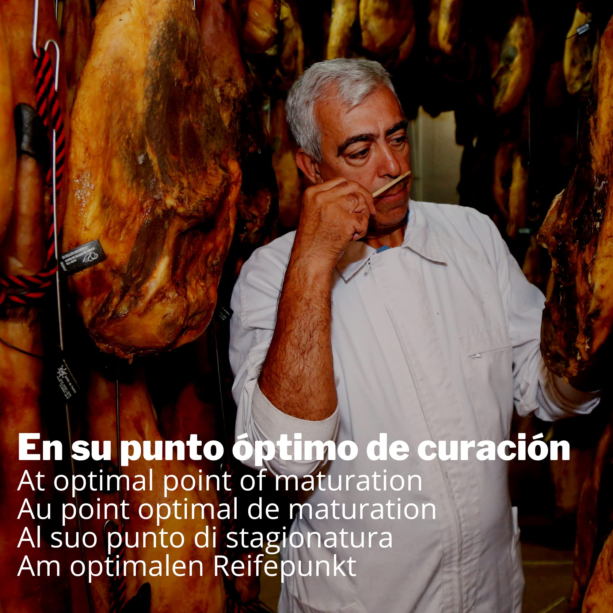 2 kg Punta de Jamón de Cebo de Campo Ibérico 50% Raza Ibérica Deshuesado - Jamon Iberico de Elaboracion Tradicional - Embutidos ibéricos