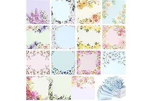 Clabby Floral Sticky Notes: A Touch of Nature for Your Notes