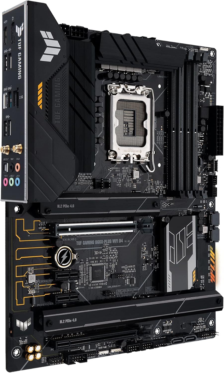 ASUS TUF Gaming B660PLUS WiFi D4 ATX Motherboard, Intel B660, LGA1700