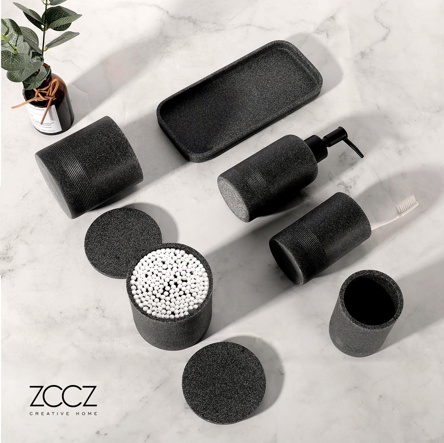 Set Accessori Da Bagno Set Da Bagno Set Dispenser Di Sapone Set Scopino E Supporto Per WC Set Porta Asciugamani Set Organizer Da Bagno Set Accessori Da Toeletta