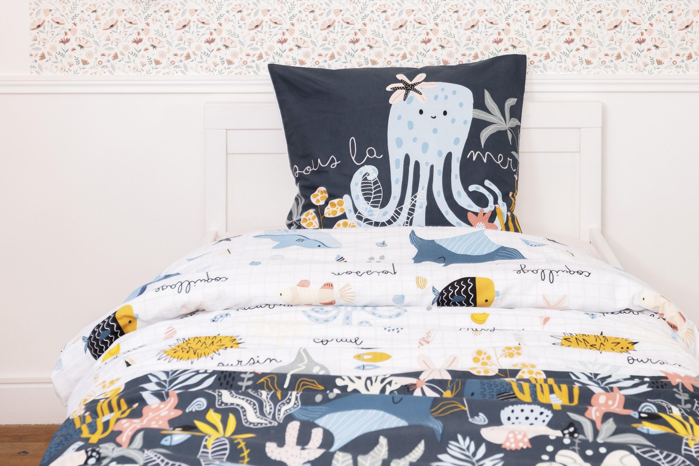 L'effet papillon Children's Bedding Set 140 x 200 cm OCTOPIA