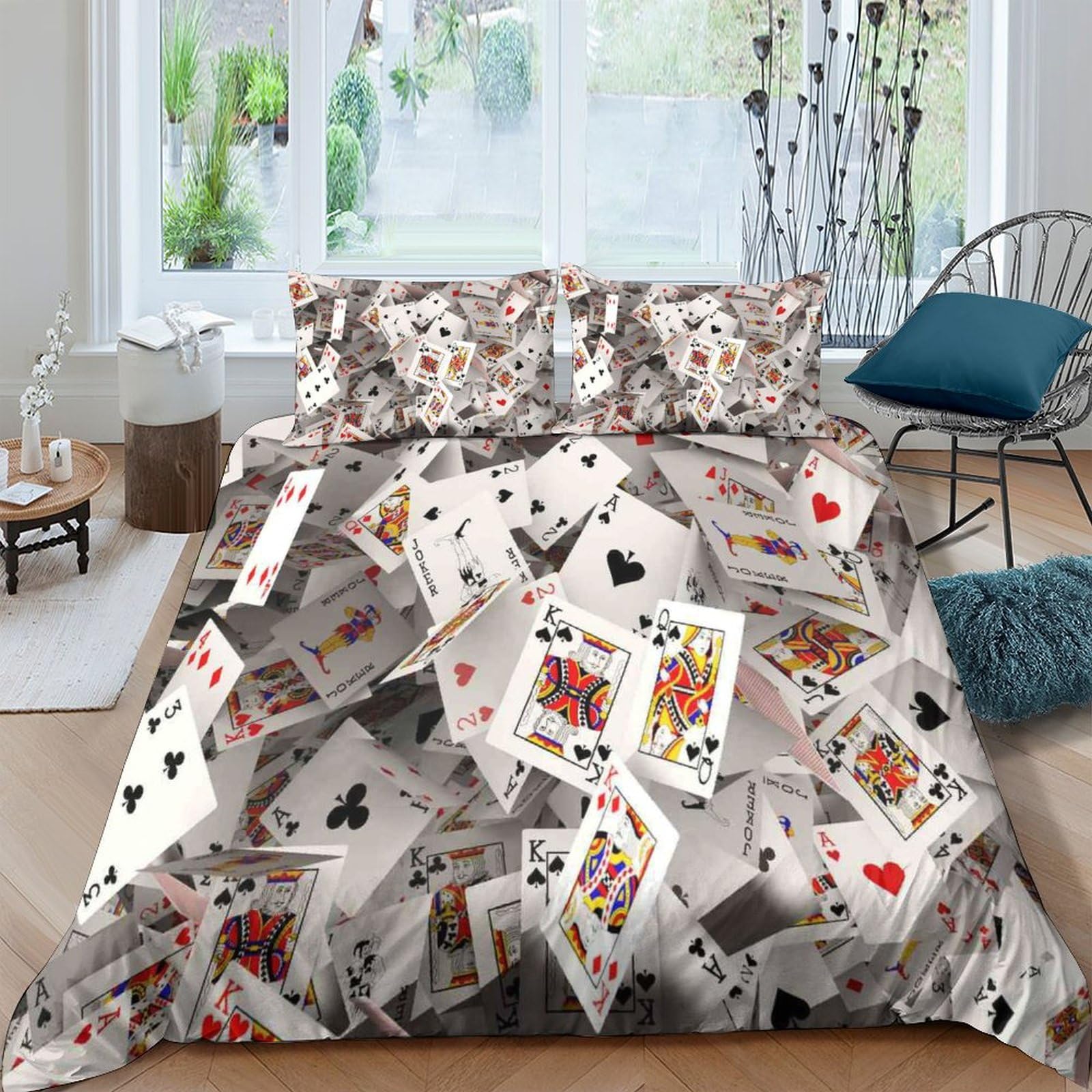 Parure de lit 220x240 cm en microfibre de qualité hôtelière supérieure