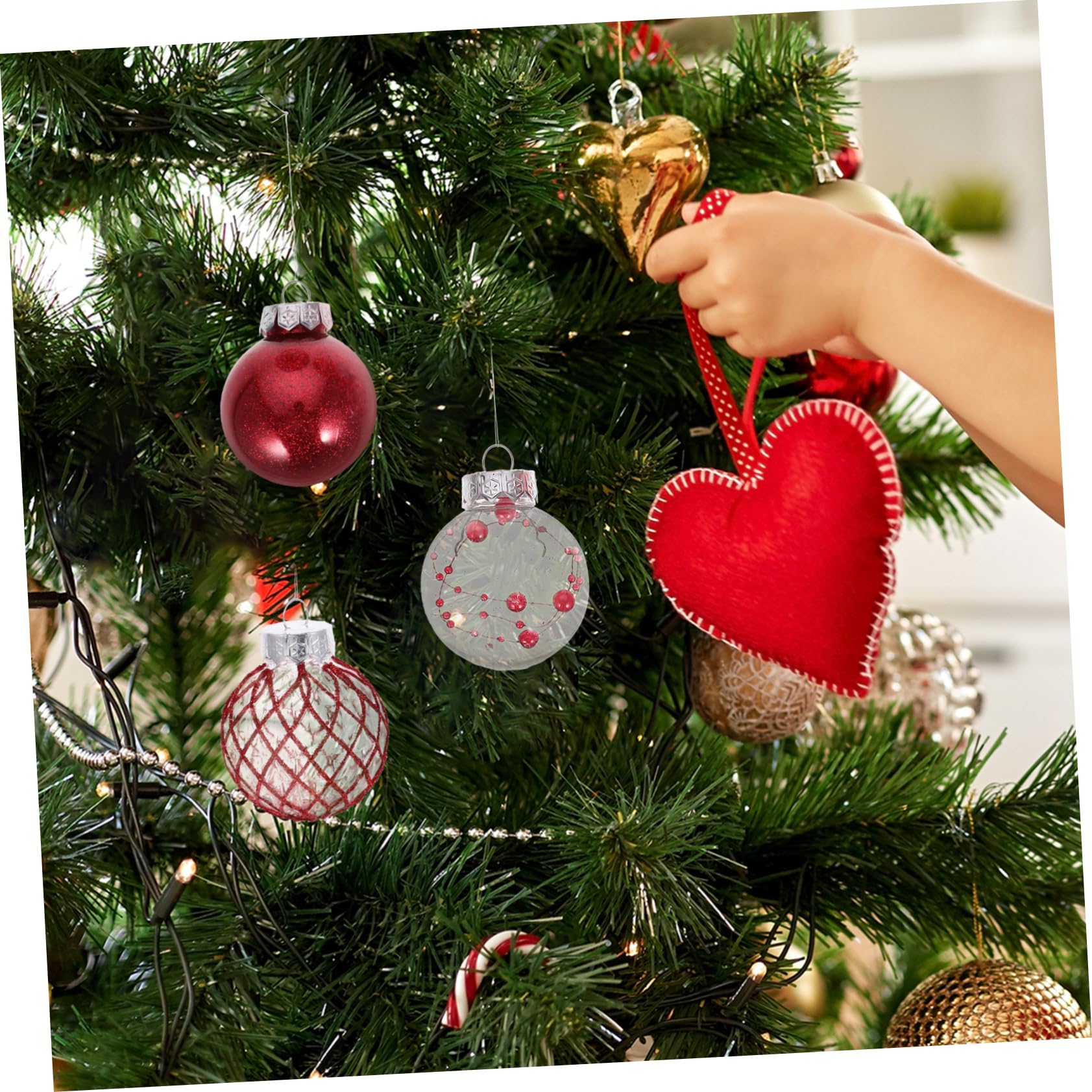 30 Stück Glaskugeln Weihnachten Hängende Weihnachtsbaumkugeln Weihnachtsdeko Mit Kugelornamenten Kugelanhänger Zum Aufhängen Weihnachtsbaumdeko