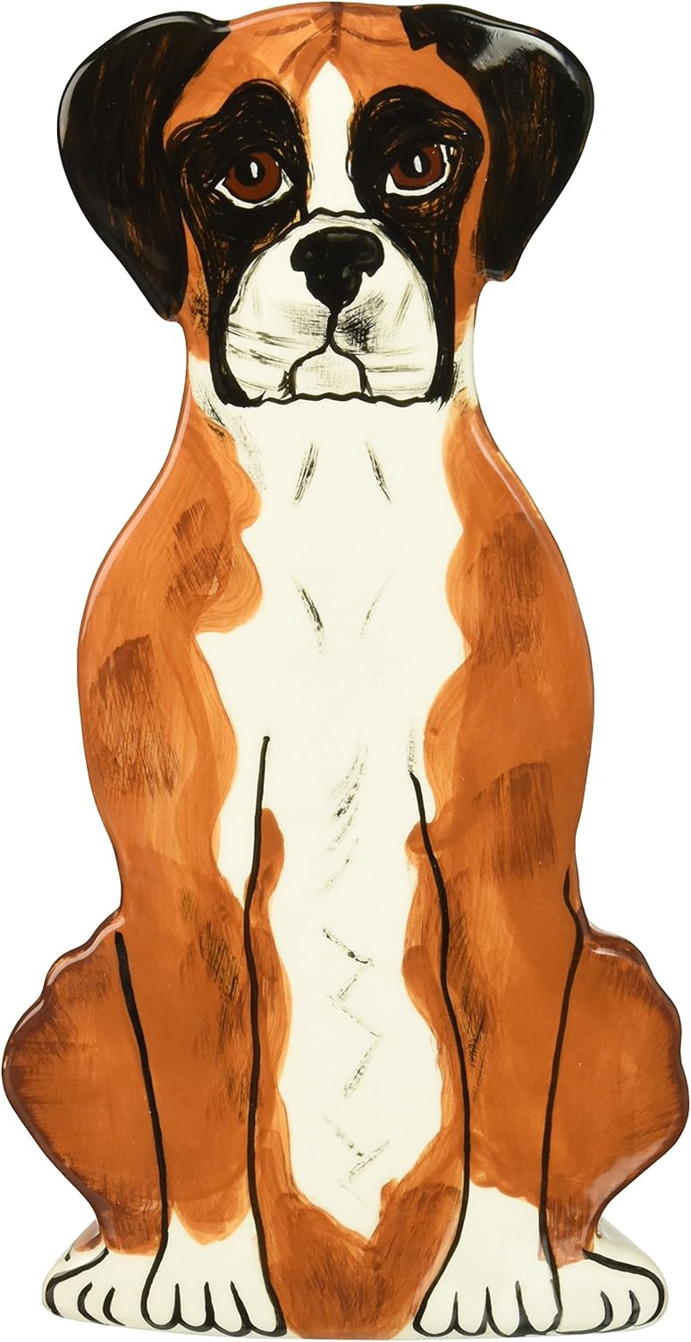 Rescue Me Now Pavilion Gift, Boxer Vase, 11-1/2-Inch Tall