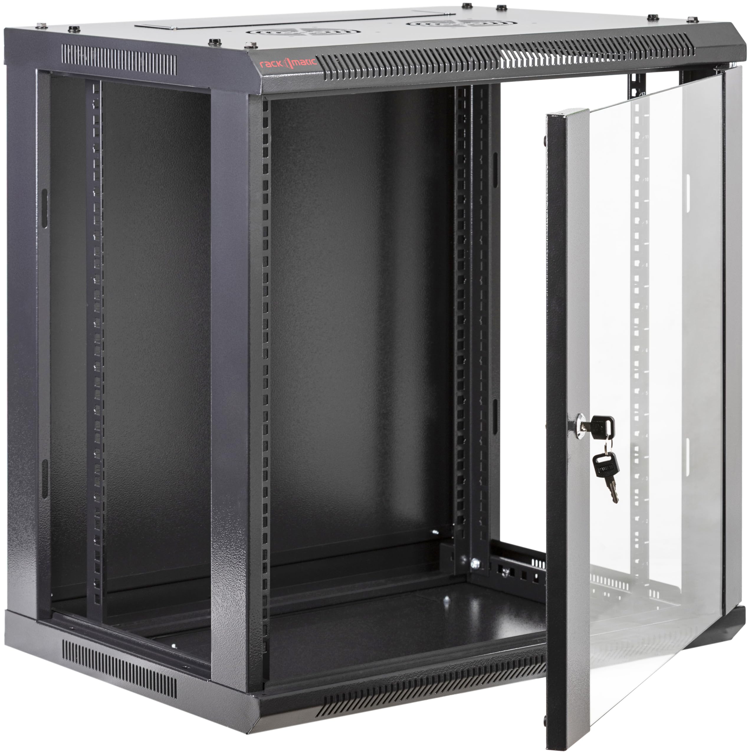 Armadio rack da muro 19' 12U 570x600x655mm parete SOHORack smontato DIY de RackMatic