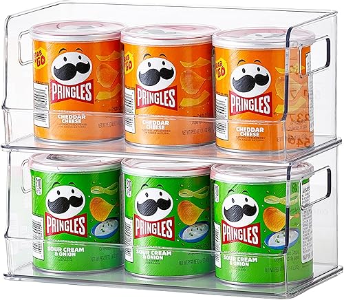 vacane Contenedores organizadores apilables de despensa de 10 pulgadas de ancho con frente abierto, cesta de almacenamiento de alimentos para disponible en Yaxa Colombia