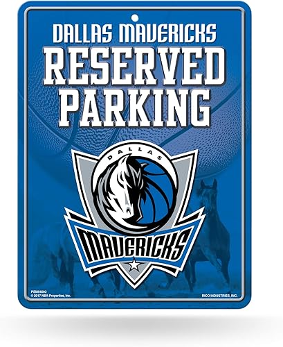 Miniatura 115 de Rico Industries NBA Basketball Metal Parking Sign