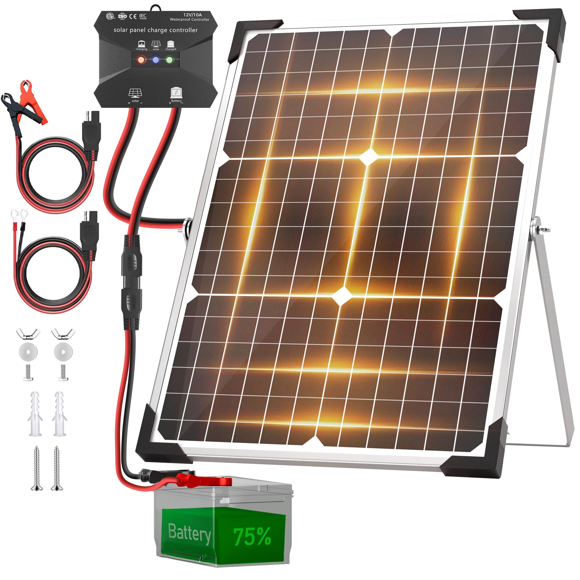 Voltset 30W Solar Battery Charger