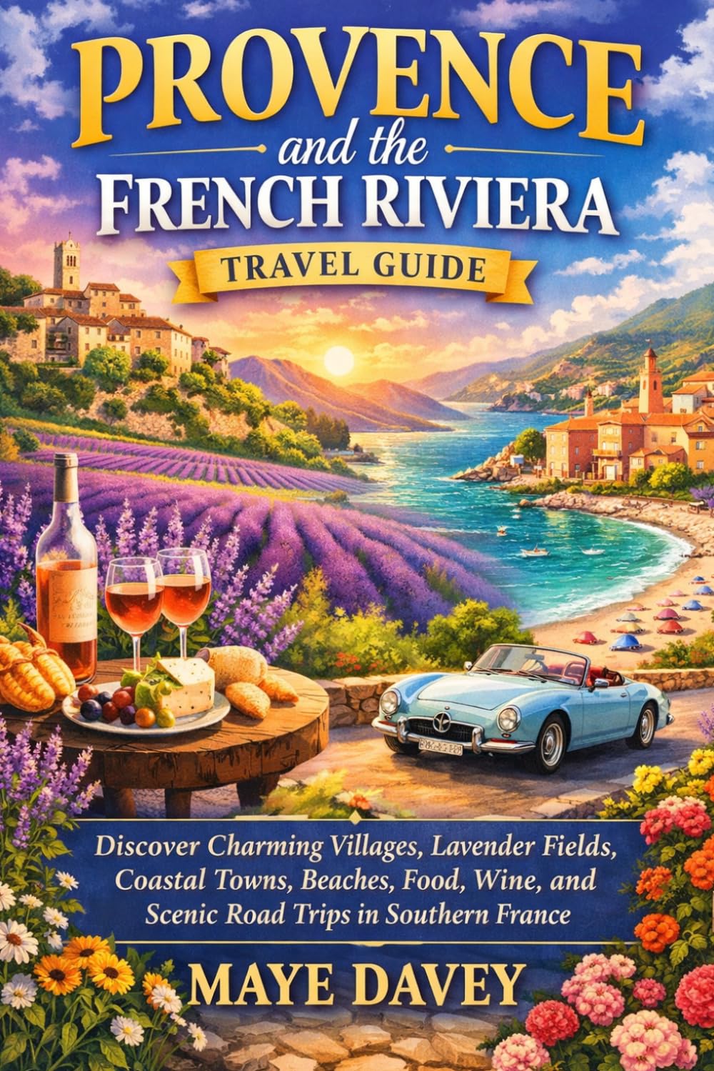 Provence and the French Riviera travel guide: Discover Charming Villages, Lavender Fields, Coastal Towns, Beaches, Food, Wine, and Scenic Road Trips in Southern France