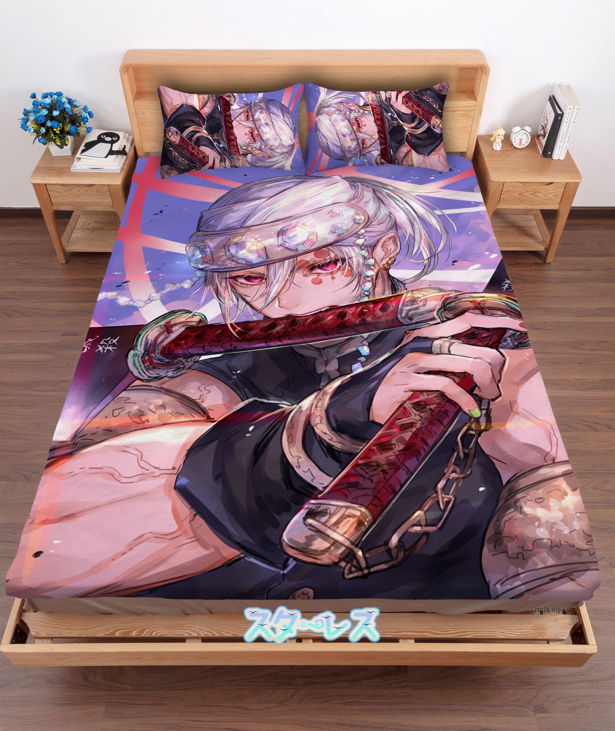Amazon.co.jp: Starless Tengen Tengen Uzui Large Blanket 78.7