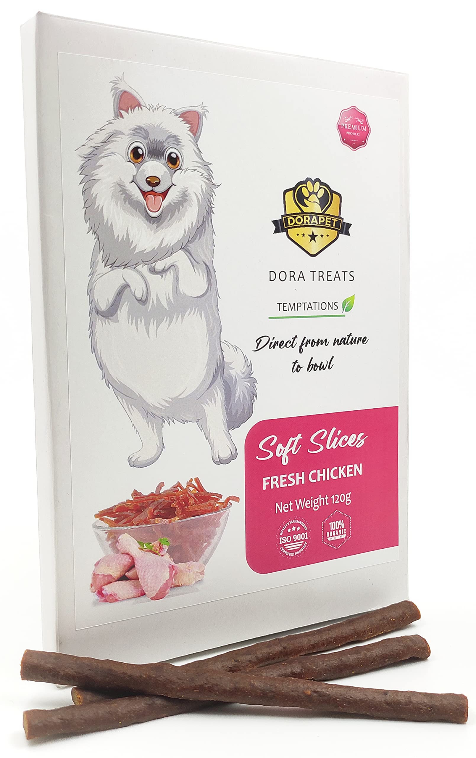 Dora Treats - Temptations, Soft Slices Fresh Chicken Flavor, Dog Jerky Treats, 120 GMS (B09TS2C96Q) Amazon Price History, Amazon Price Tracker