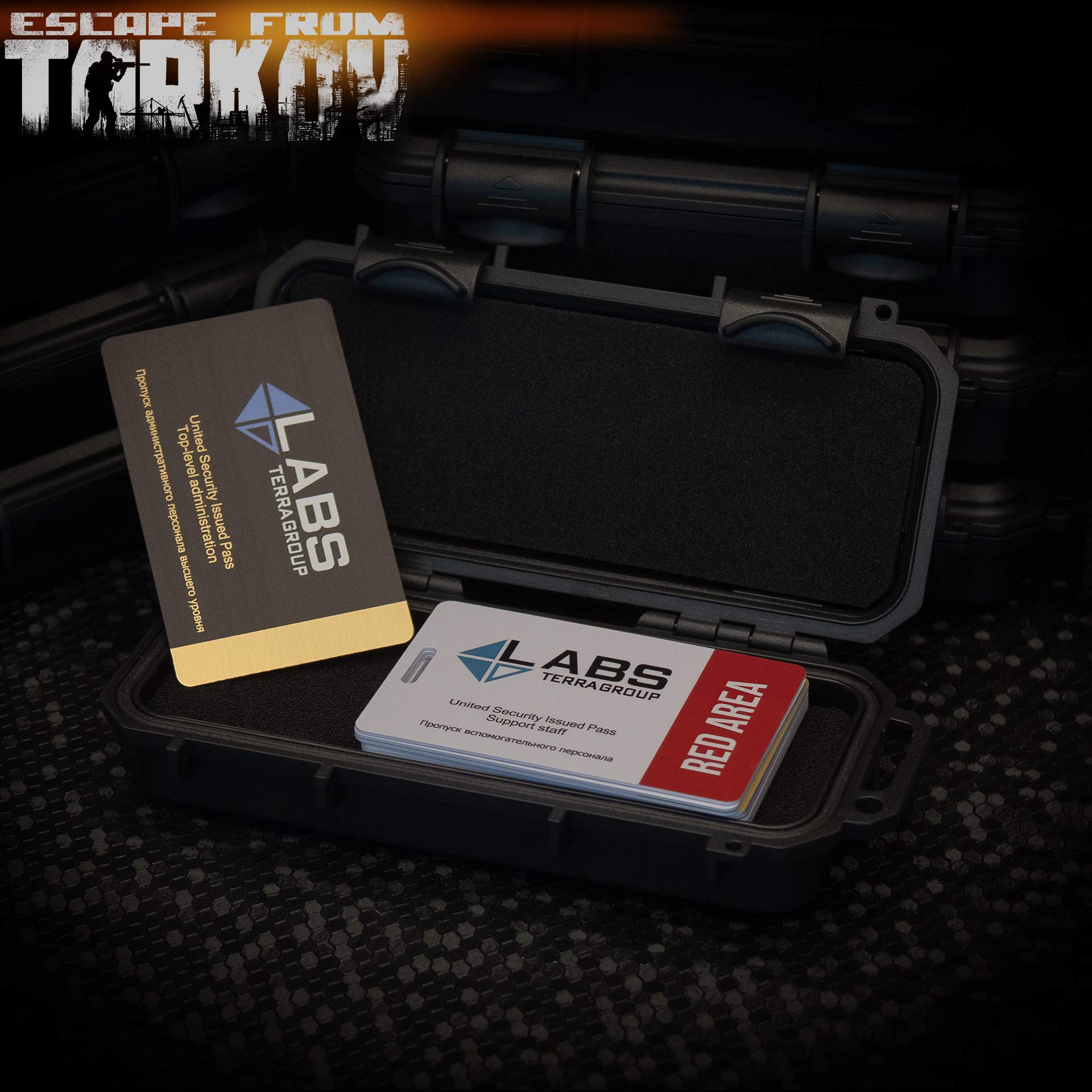 Keycard Nfc Tarkov Collezione Escape From Tarkov Key Card Set Completo - Carte RFID Vuote Con Contenitore Sicuro - Collezione Gioco Collezione Carte Nft