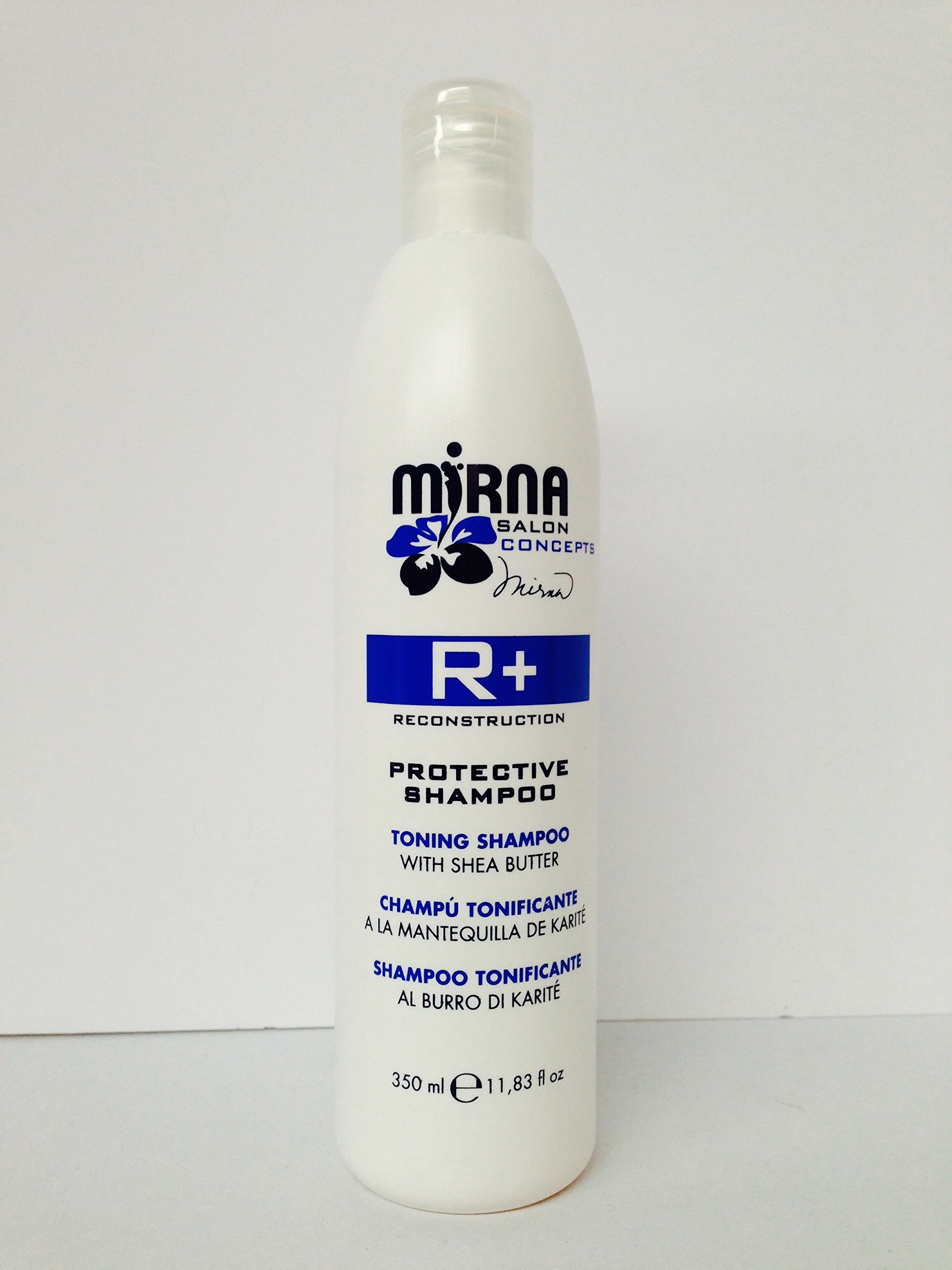 Echos Line Mirna Salon Concepts R+ Protective Toning Shampoo 350ml/11.83 fl oz"Free Starry Sexy Kiss Lip Plumping 10 Ml"