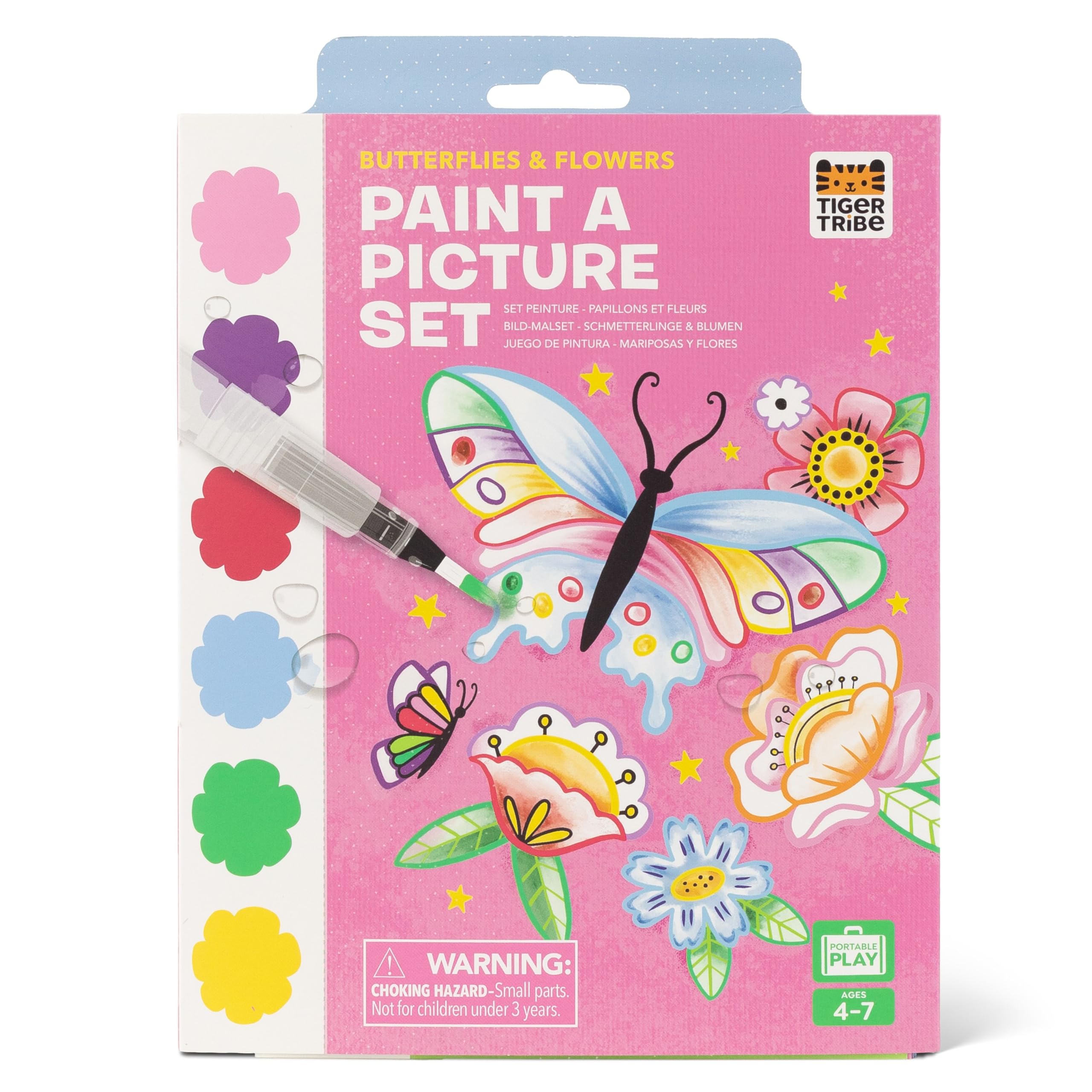 Tiger Tribe Paint a Picture Butterflies & Flowers