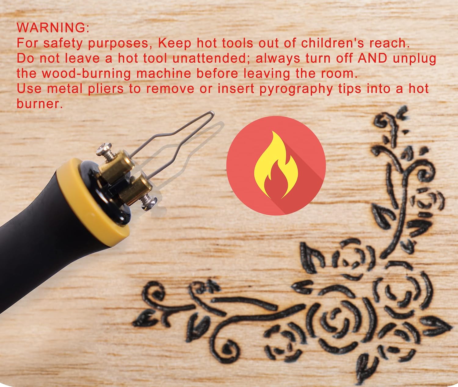 HimaPro Dual Pen Wood Burning Kit, Wood Burner Tool Kit, Wood Burning Station Kit, Pyrography Kit; 60W 100/120V with Adjustable Temperature 0~720°C; A Perfect Wood Burning Kit for Adults