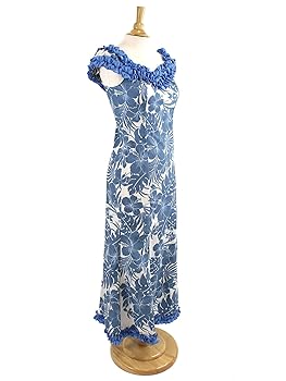 Royal Hawaiian Creations Hibiscus Panel Blue Hawaiian
