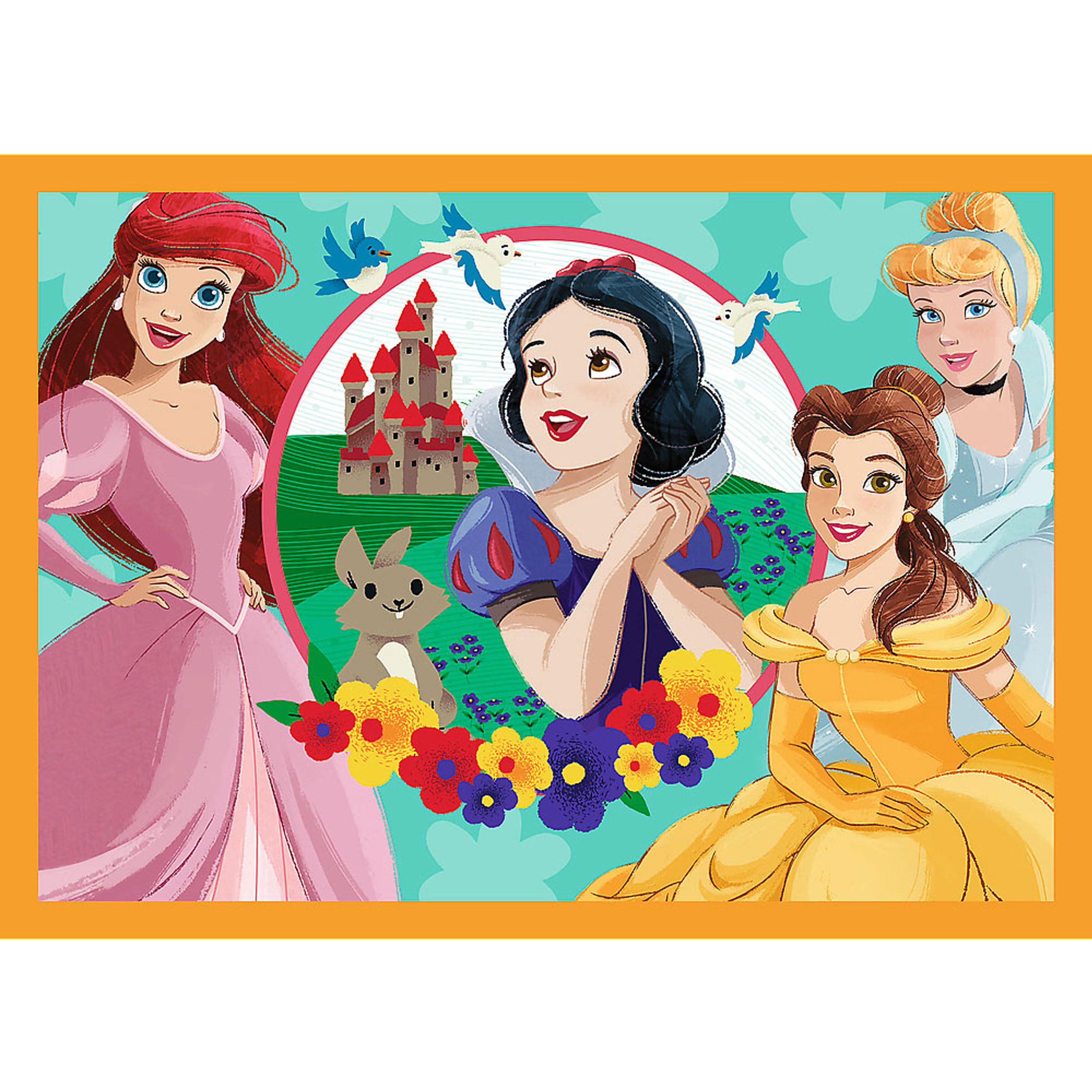 4 in 1 Puzzle - Disney Princess, Multicoloured, 28.5 x 20.5 cm - Image 3