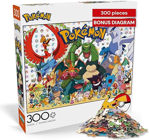 Buffalo Games - Rompecabezas de Pokémon, 300 piezas