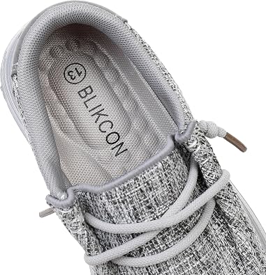 Blikcon Kids Boys Slip-On Loafers Casual Lightweight Breathable Walking Shoes (Toddler/Little Kid/Big Kid)