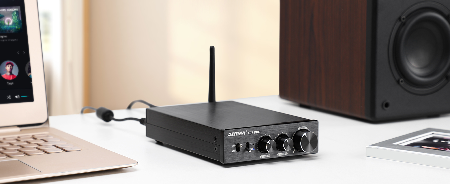 AIYIMA Metal A07 Pro TPA3255 Stereo Amplifier