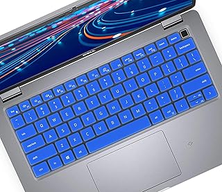Keyboard Cover for Dell Latitude 7410 7420 7430 5420 5430 5431 14" Notebook, Dell Latitude 7520 15.6 inch/Dell Latitude 9420 9430 9510 9520, Dell Latitude 14" 15.6" Accessories-Blue
