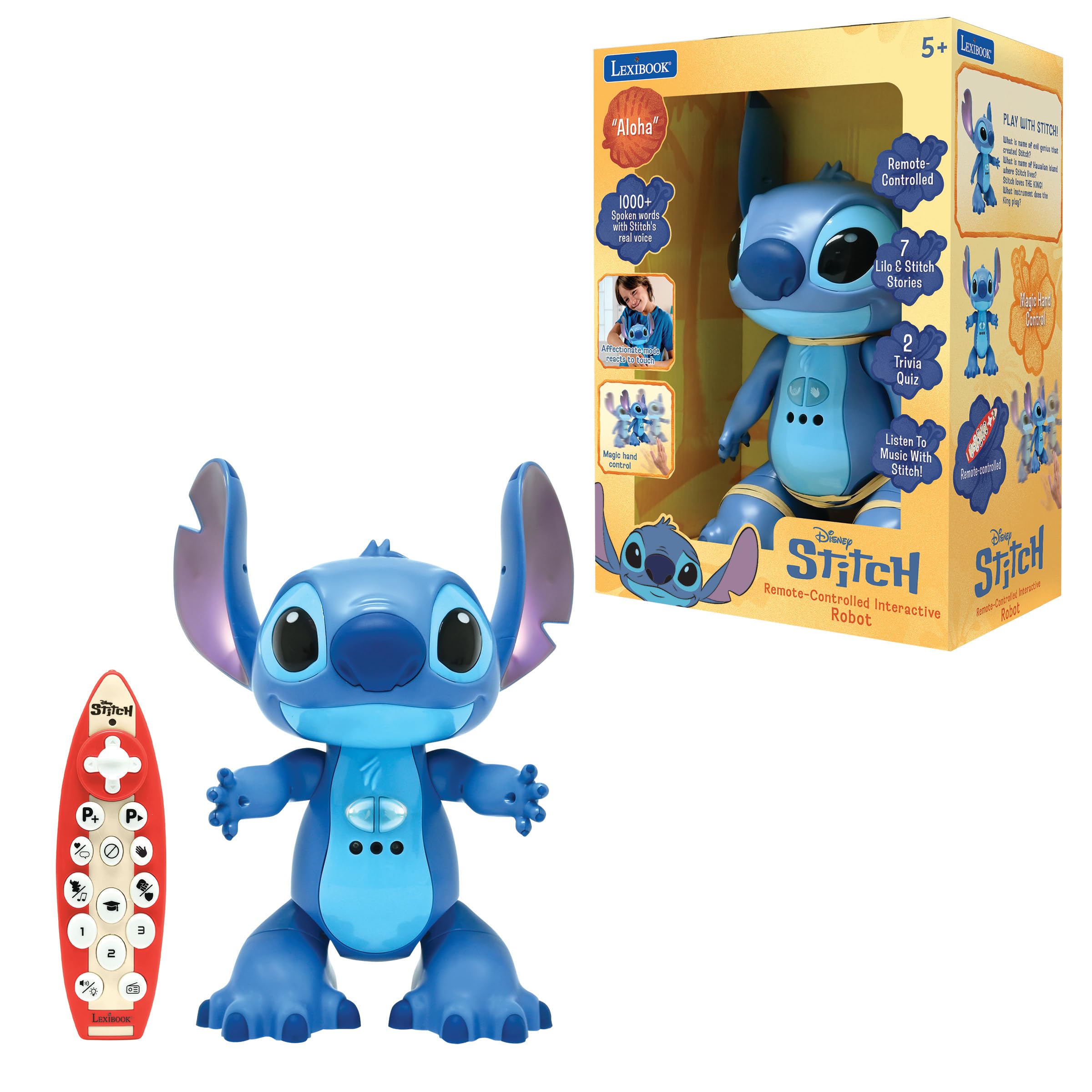 Amazon.com: LEXiBOOK, Disney Stitch, English Remote Controlled