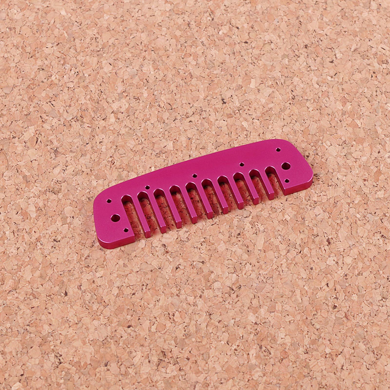 Pratico pettine in metallo per armonica diatonica, 10 fori, accessori diatonici per arpa blues