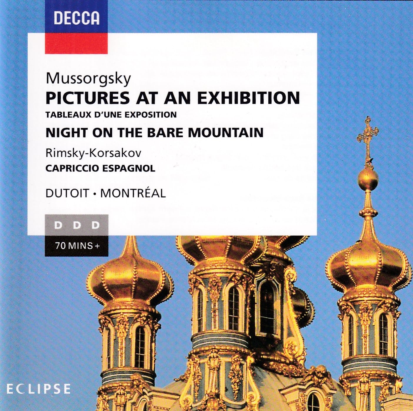 Mussorgsky: Pictures at An Exhibition [Audio CD]