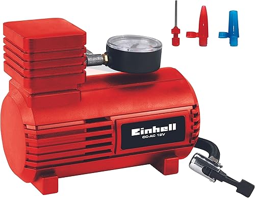 Miniatura 6 de Einhell Imprimir 18 Bar CC AC 12 V Compresor para Coche DC 12 V Rojo