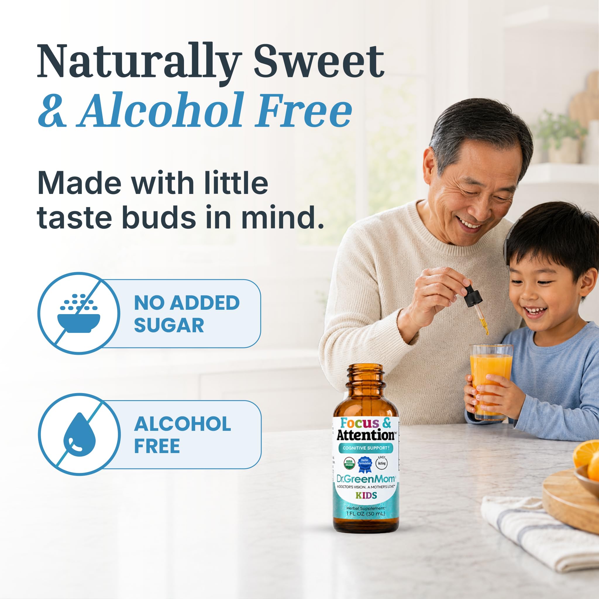 Dr. Green Mom Focus & Attention Kids, Organic Herbal Focus Drops, 1 Fl Oz — Amazon image 12