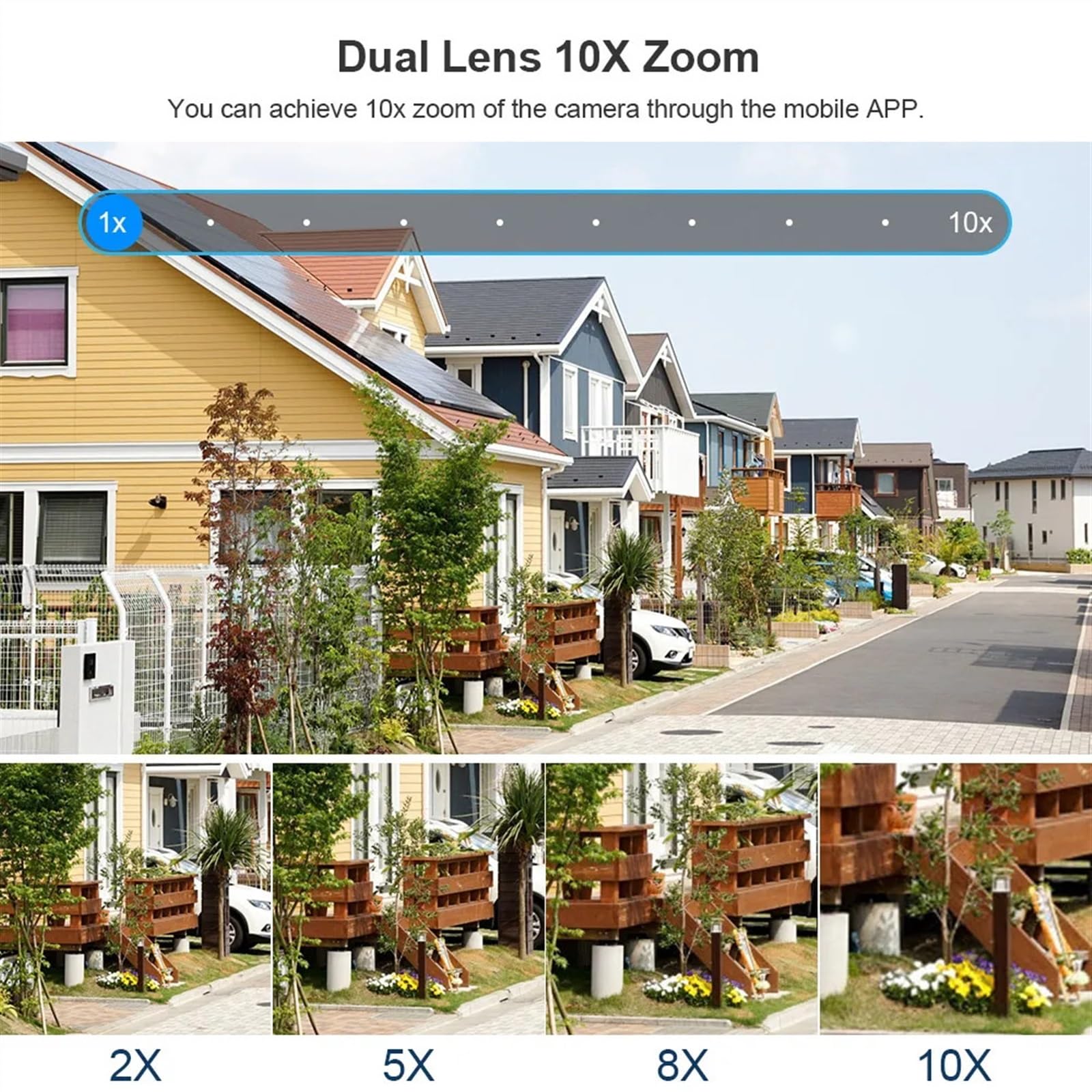 Camera Surveillance, Caméra PTZ à double objectif 2K 4MP, ampoule à double objectif, suivi automatique humain, caméra de sécurité sans fil, Interface E27, Zoom optique 10X ,Sécurité, Antivol(4MP NO SD