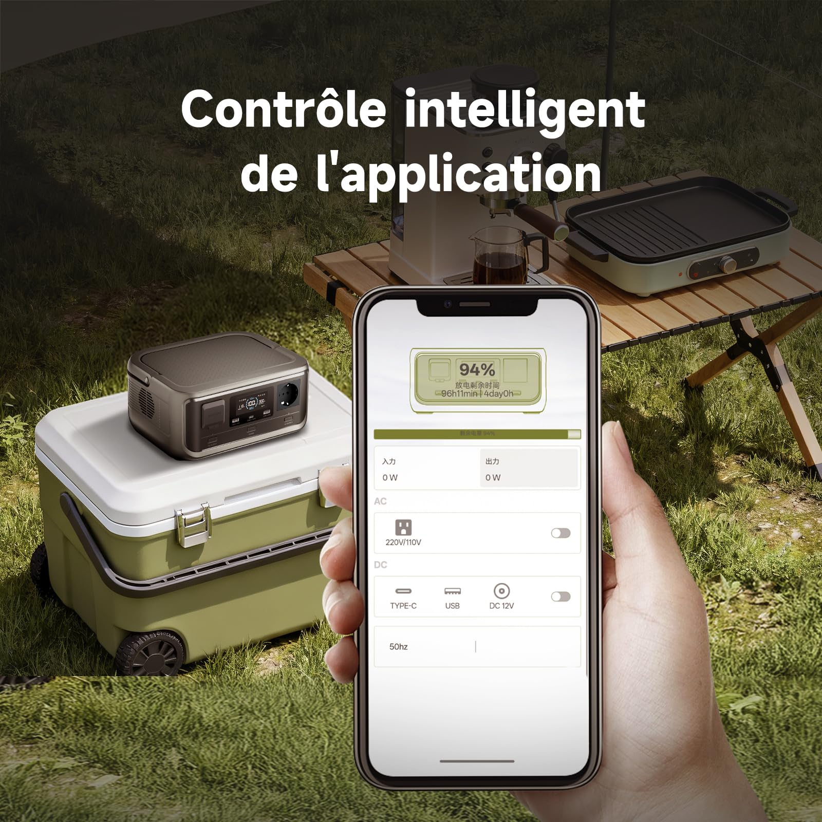 ALLPOWERS P300 Station électrique Portable: 256Wh LFP avec Fonction UPS, Chargement Rapide, 1 x 300W(crête 600W) Groupe electrogene Silencieux. générateur Solaire pour Camping, Jardin, fête