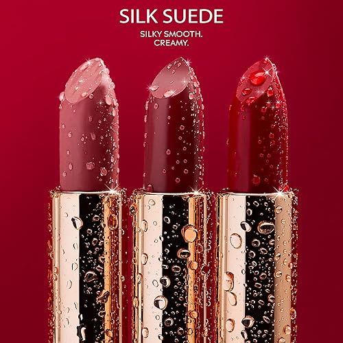 Miniatura 3 de Lápiz labial de gamuza de seda acabado semimate hidratante de larga duración, fórmula cremosa, libre de crueldad, suave como la seda y altamente