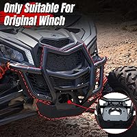 Vista 6 de A & UTV PRO Parachoques delantero para 2017-2024 2025 Can Am Maverick X3 Max Turbo R RR, tubo de acero resistente, accesorios protectores de cepillo