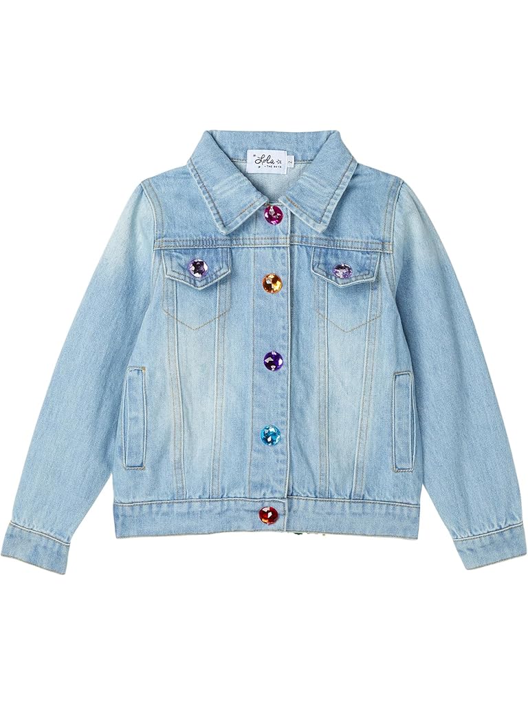 Blue Lola and The Boys Crystal Rain Denim Jacket (Toddler/Little Kid/Big Kid)