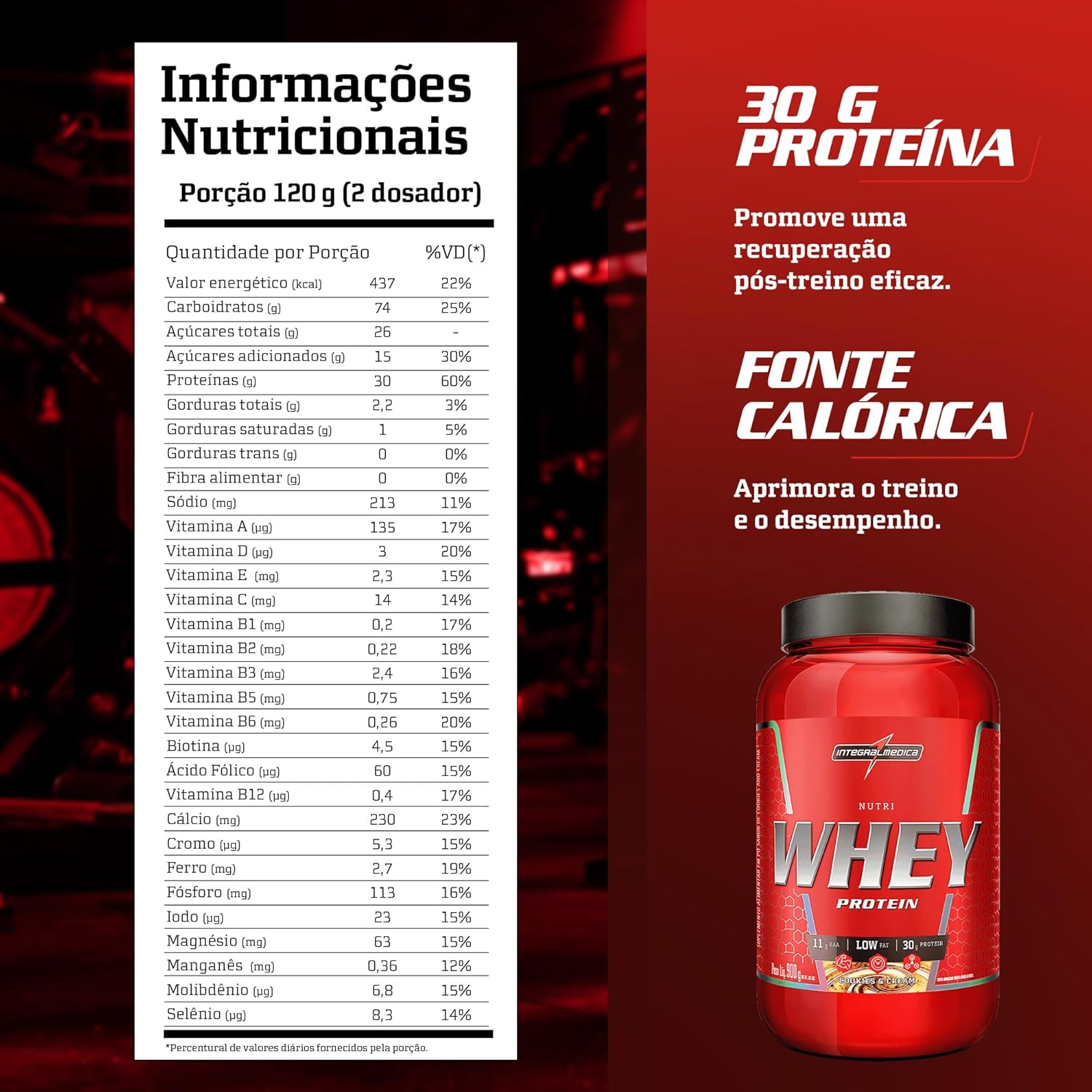 Integralmedica – Hipercalórico – Nutri Whey Protein Cookies – Pote 900g – Fonte de Proteínas e Carboidratos – Suplemento Alimentar, Ganho Muscular e Recuperação Pós-Treino em promoção! Veja a oferta e mais achadinhos de Vitaminas & Suplementos 3 Hoje é o melhor dia para comprar Integralmedica – Hipercalórico – Nutri Whey Protein Cookies – Pote 900g – Fonte de Proteínas e Carboidratos – Suplemento Alimentar, Ganho Muscular e Recuperação Pós-Treino com aquele preço maroto! Promoção! Aproveite a oferta! 3