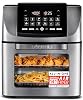 Freidora de Aire Gourmia - Horno Rotisserie 14 Qt Todo en Uno con Pantalla Digital, 12 Preajustes, Asar, Hornear, Gratinar, Deshidratar, Accesorios Aptos para Lavavajillas, Acero Inoxidable 1