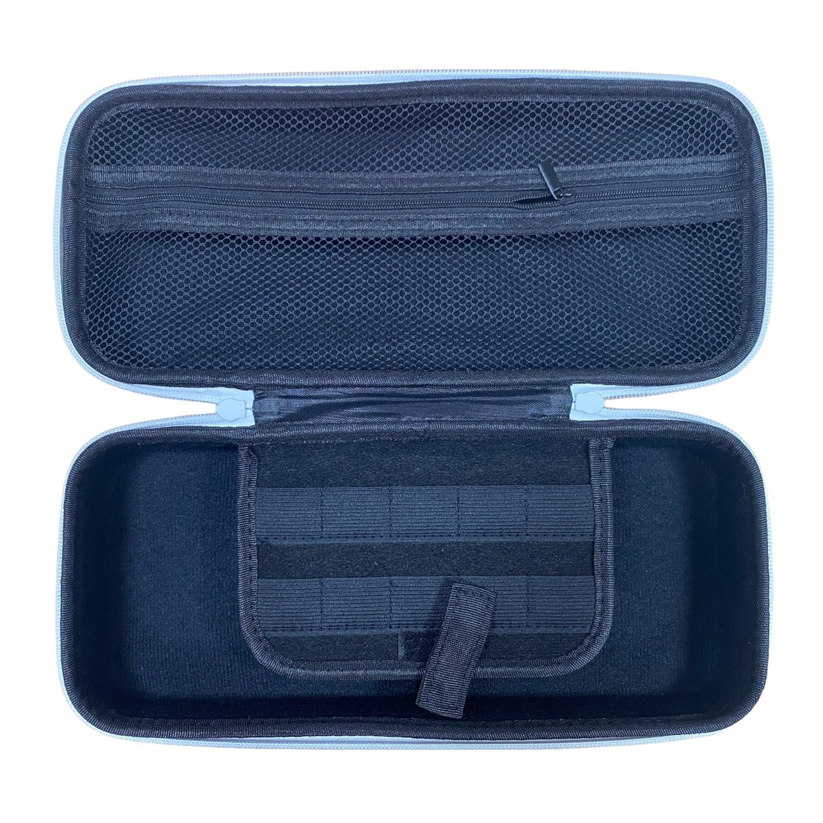 Hzycwgone Custodia per MSI Claw,Viaggio Borsa di Trasporto per MSI Claw A1M Gioco Portatile,Custodia Rigida con Slot per Schede di Gioco & Tasca a Rete per MSI Claw Accessori(Bianco)