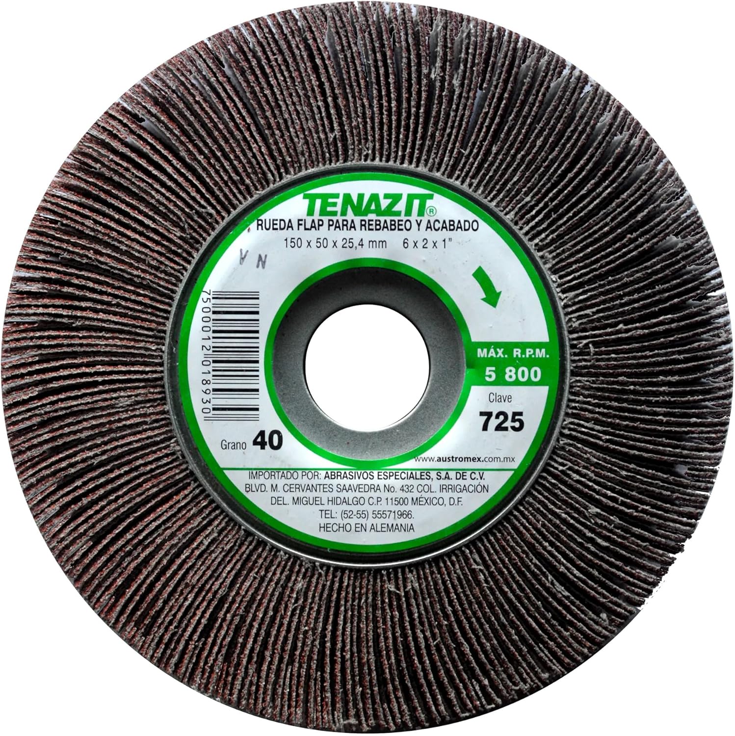 Austromex 725 FLAP WHEEL 6X2X1 "A-40