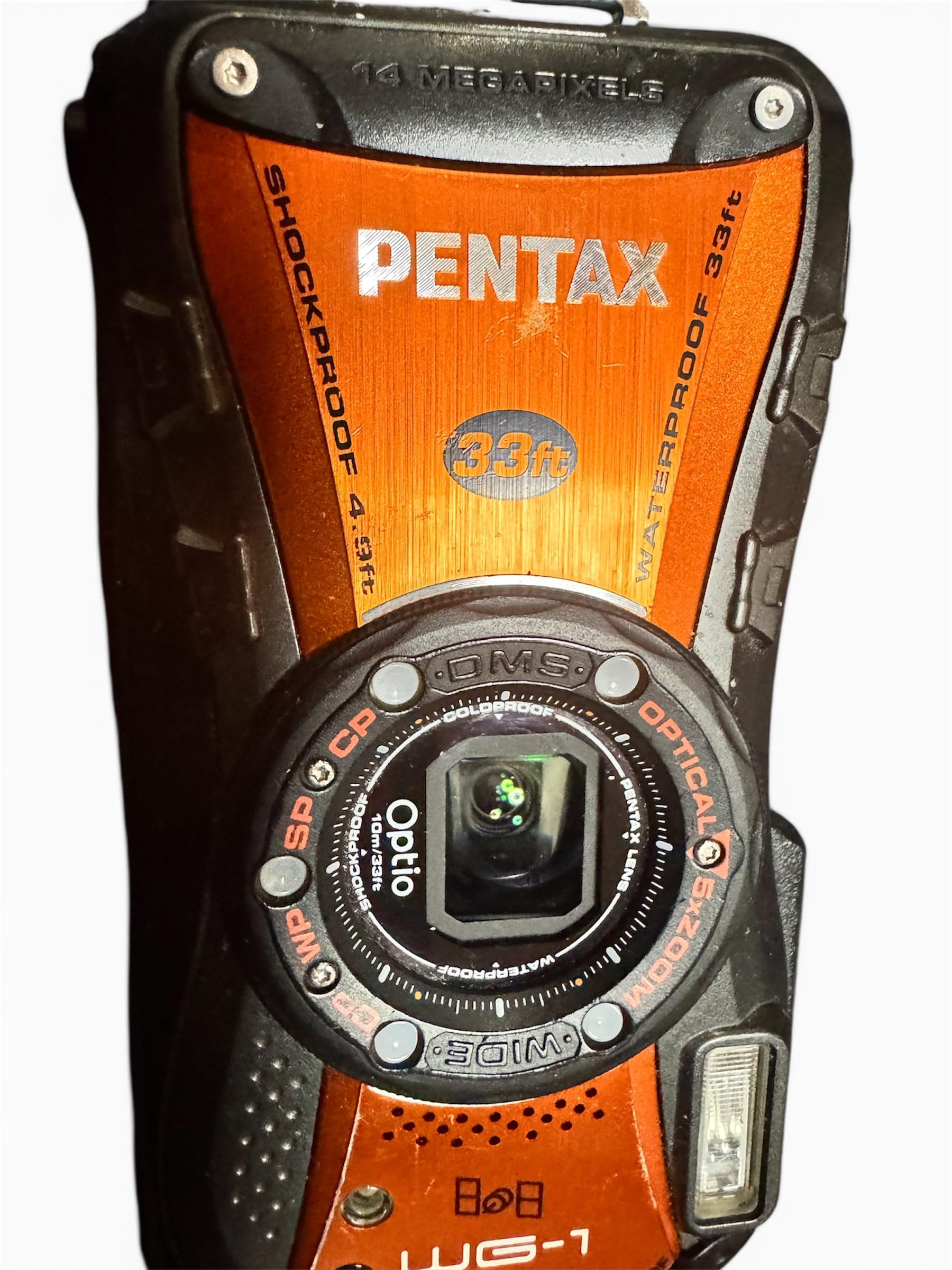 【本体+バッテリー】 PENTAX Optio WG-IIオレンジ Amazon.com : Pentax Optio WG-2 GPS Orange Adventure Series 16 MP