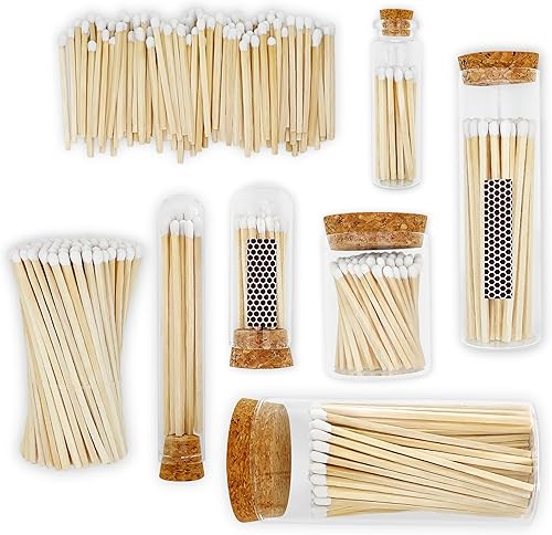 Miniatura 5 de Partidos de 2 pulgadas en una mini campana de cristal + calcomanías de golpeador incluidas  100 fósforos en el color de tu elección  La seguridad