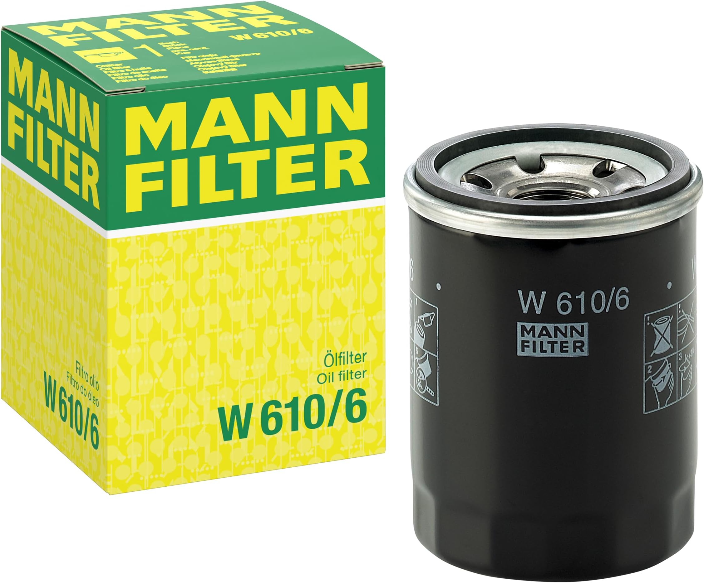 MANN-FILTER W 610/6 Oil Filter - for Cars + Transporters