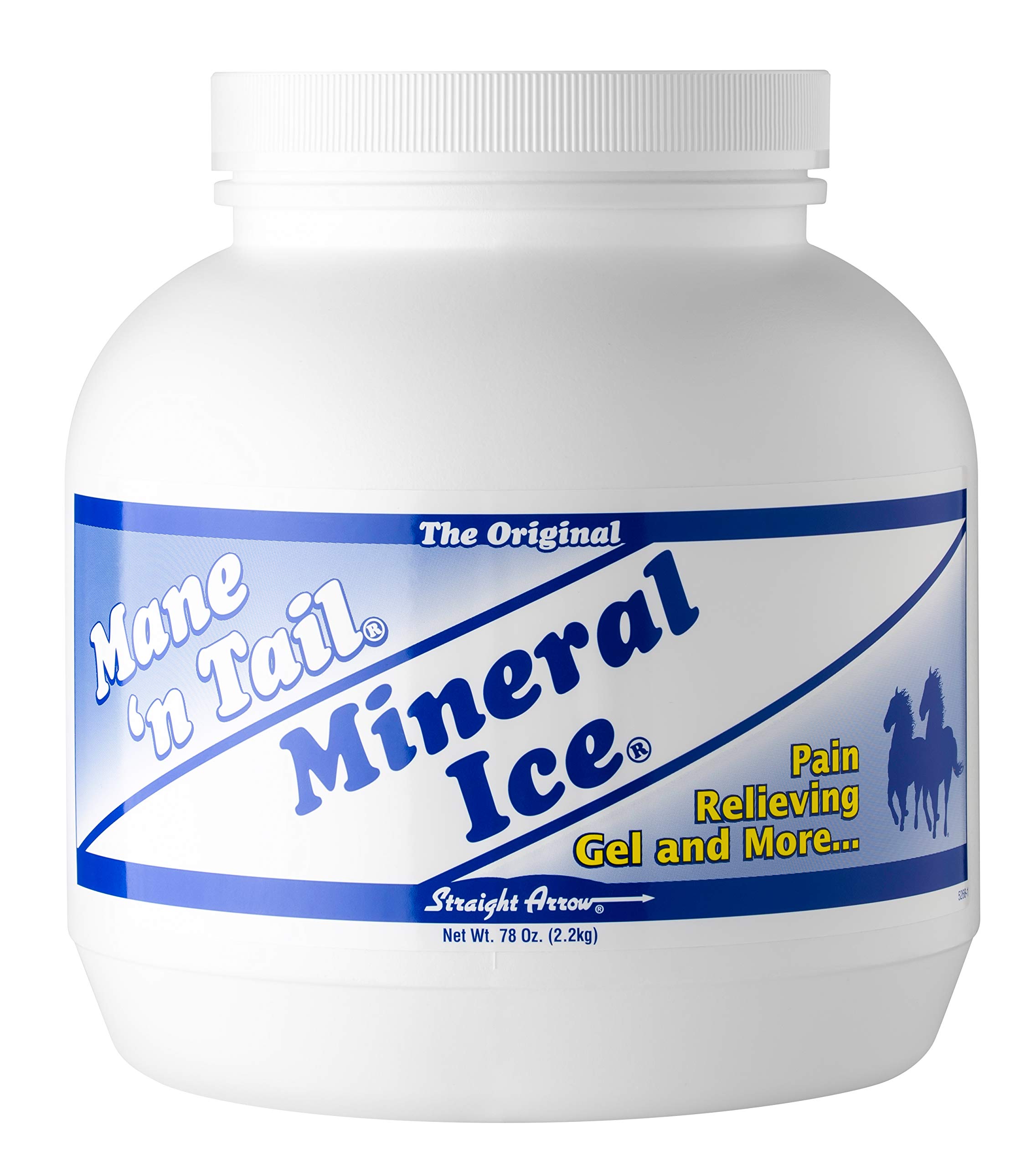 Straight Arrow Mane N Tail Mineral Ice for Muscular and Joint Ache for Horse, 78 ounces